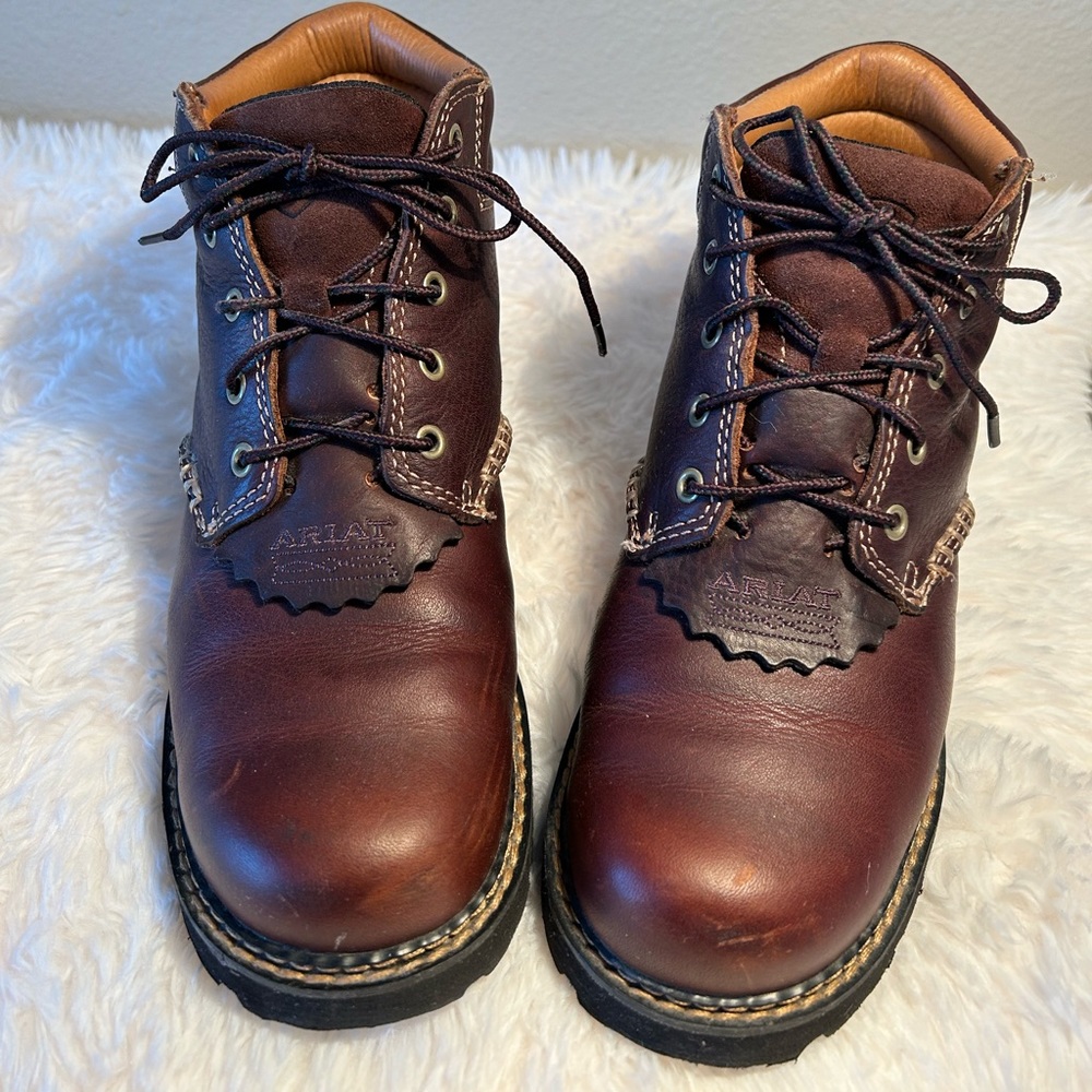 Ariat Women’s Canyon Lace Up Work Boots Size 8 in Copper